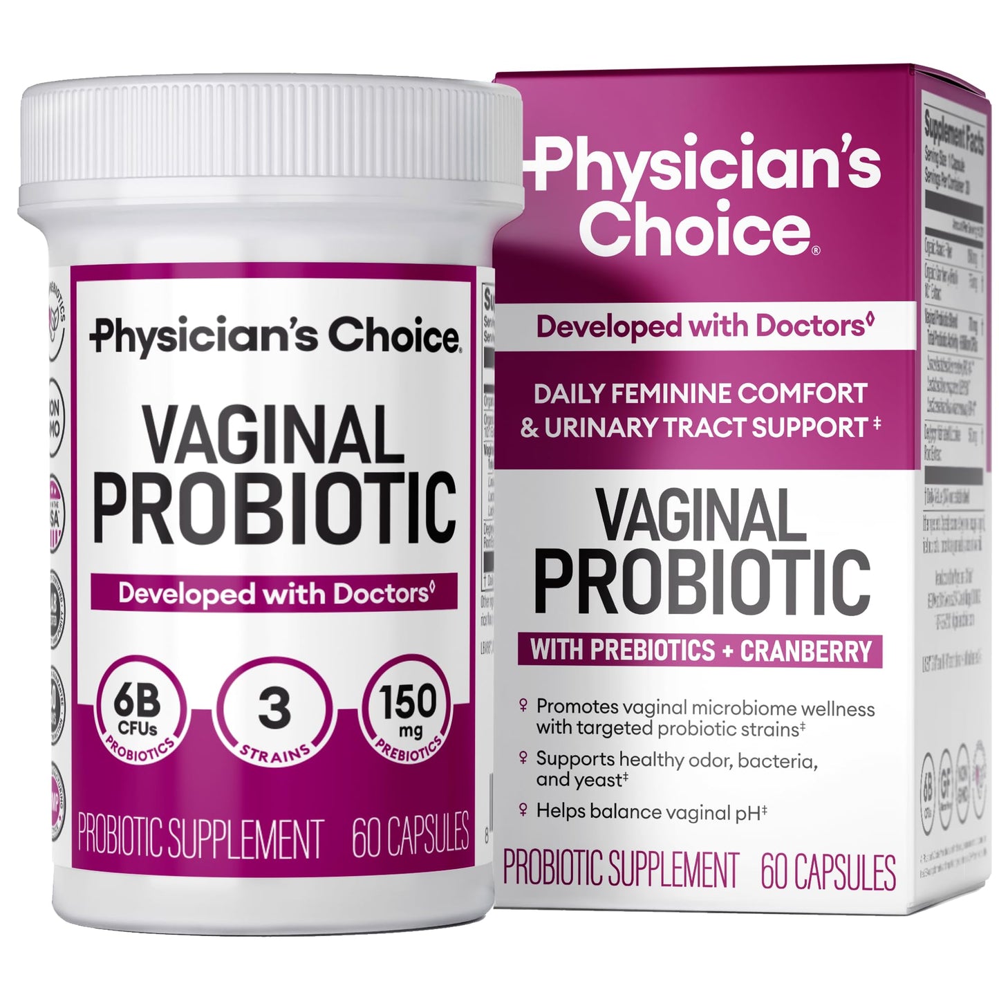 Promo 5: Probióticos vaginales Physicians Choice